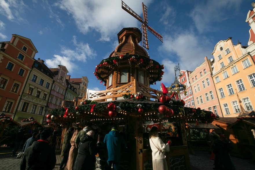 Jarmark Bożonarodzeniowy na wrocławskim rynku