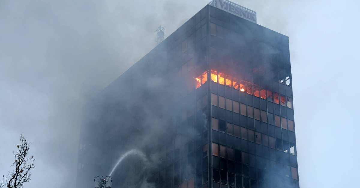 Podpalili słynny wieżowiec w Chorwacji. Brali udział w wyzwaniu na TikToku - Podróże - Onet