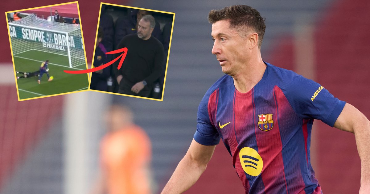 Mina Hansiego Flicka po zmarnowanej sytuacji Yamala