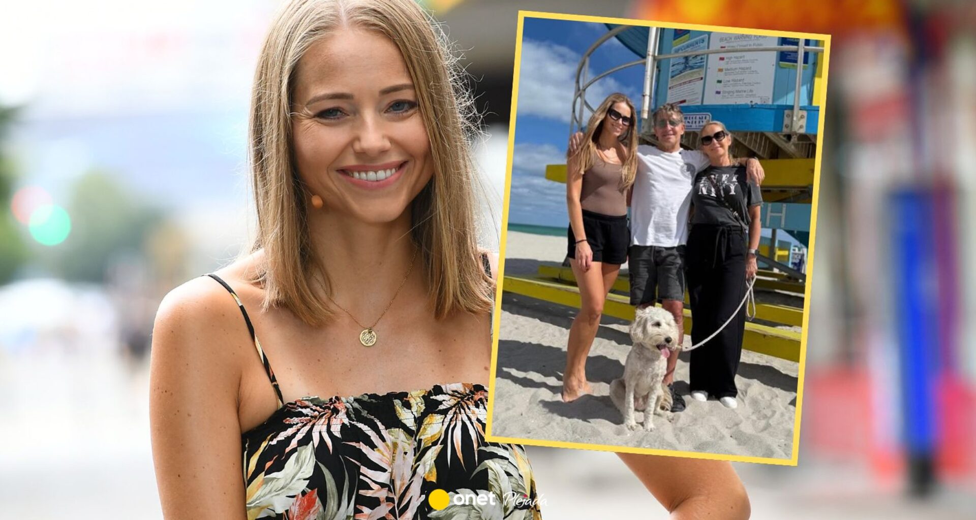 Rodzice odwiedzili Agatę Rubik na Florydzie. Internauci zaskoczeni podobieństwem