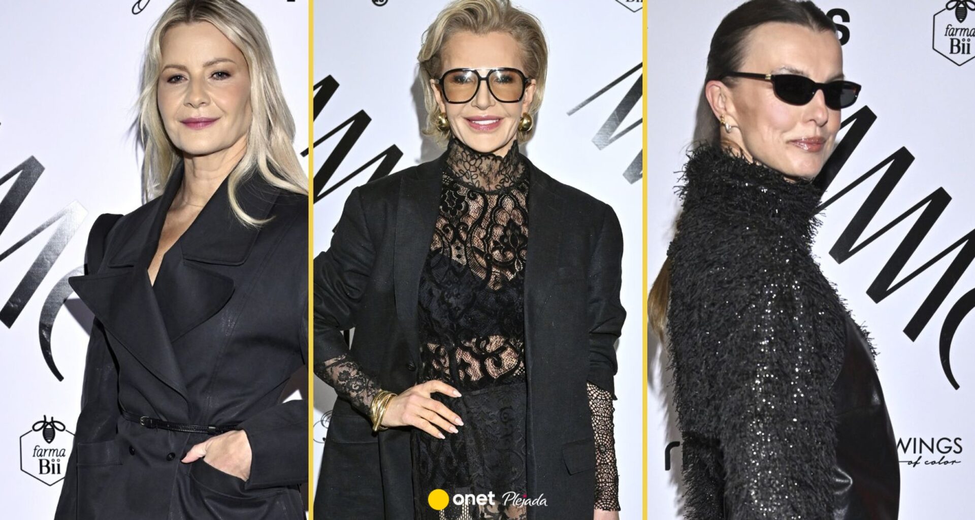 Joanna Racewicz cała w koronce. Katarzyna Sokołowska rodem z "Matrixa" [GALERIA]