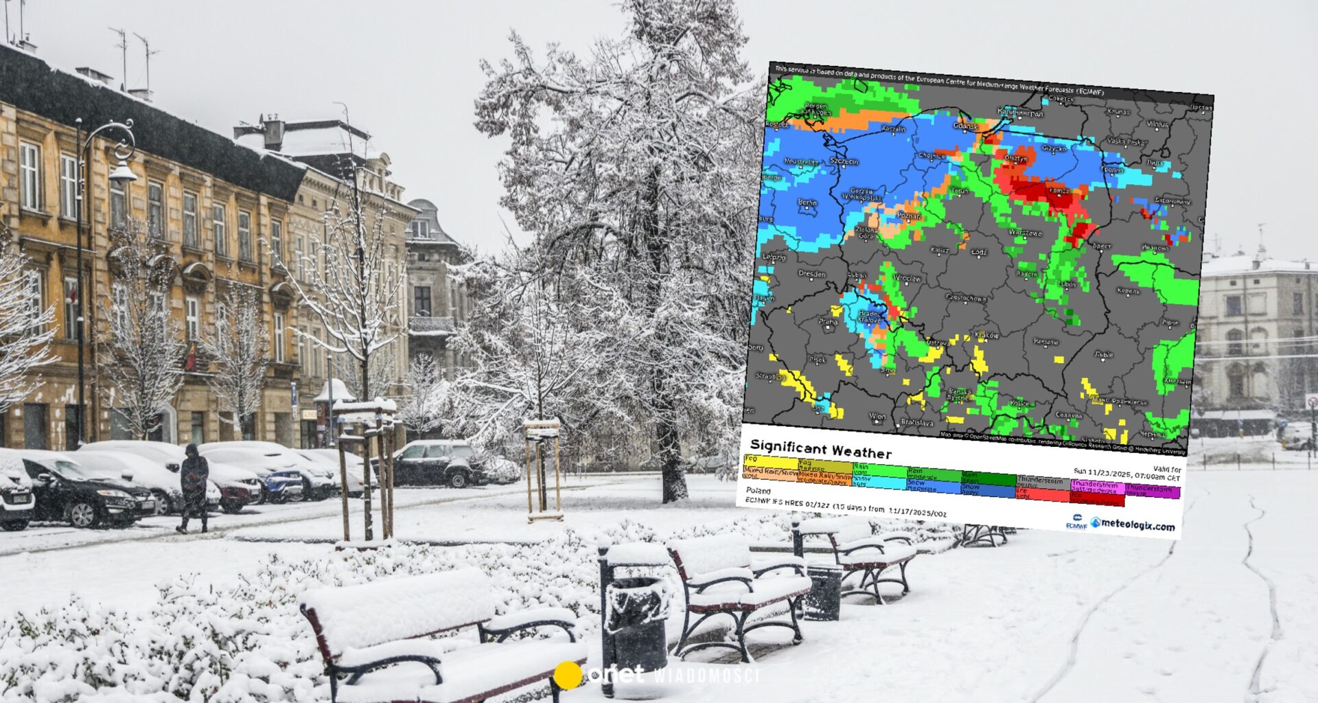 Nadchodzą kolejne fale śnieżyc. Mamy najnowszą prognozę na 14 dni [MAPY]