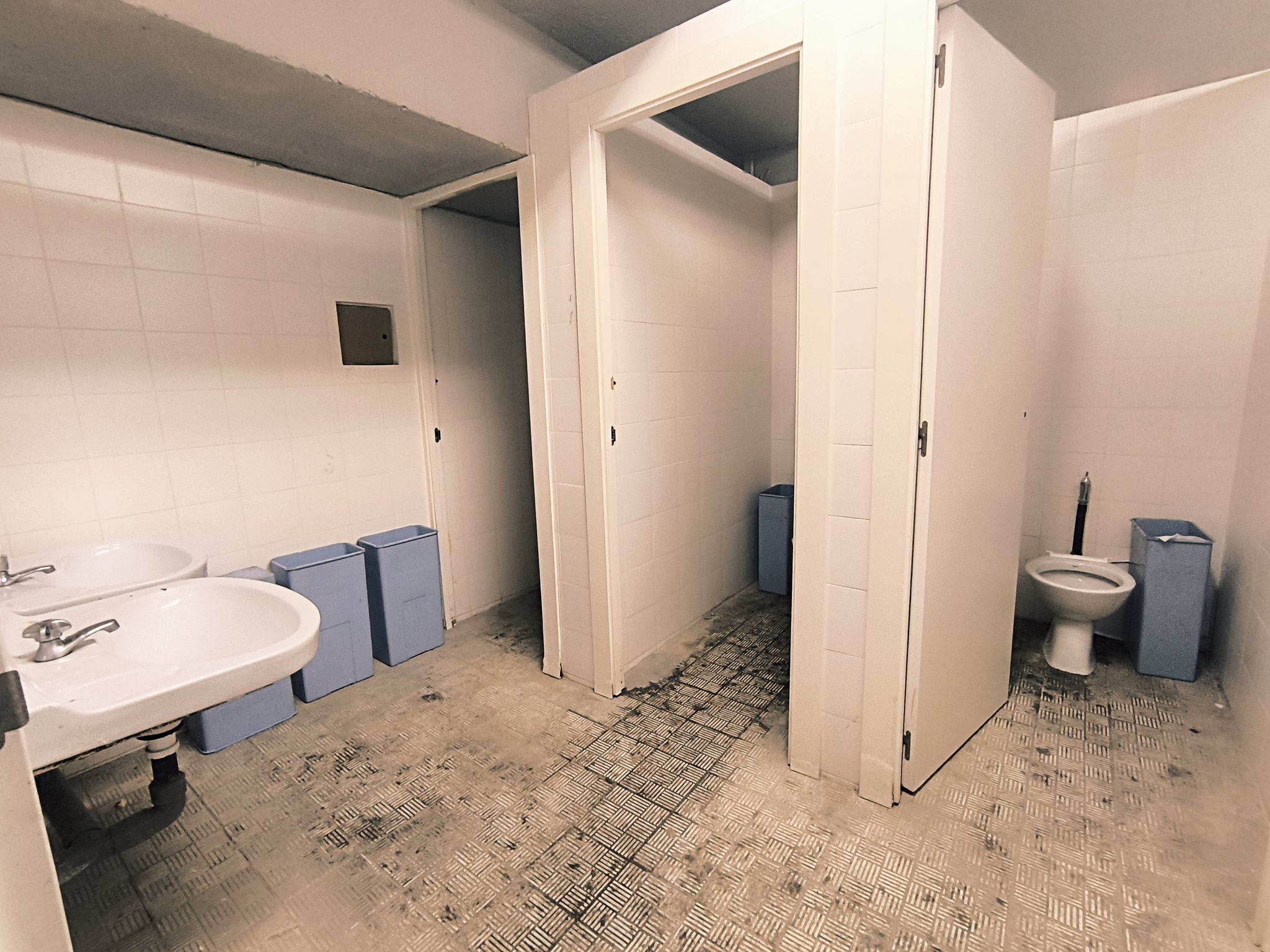 Toalety na stadionie Rayo Vallecano