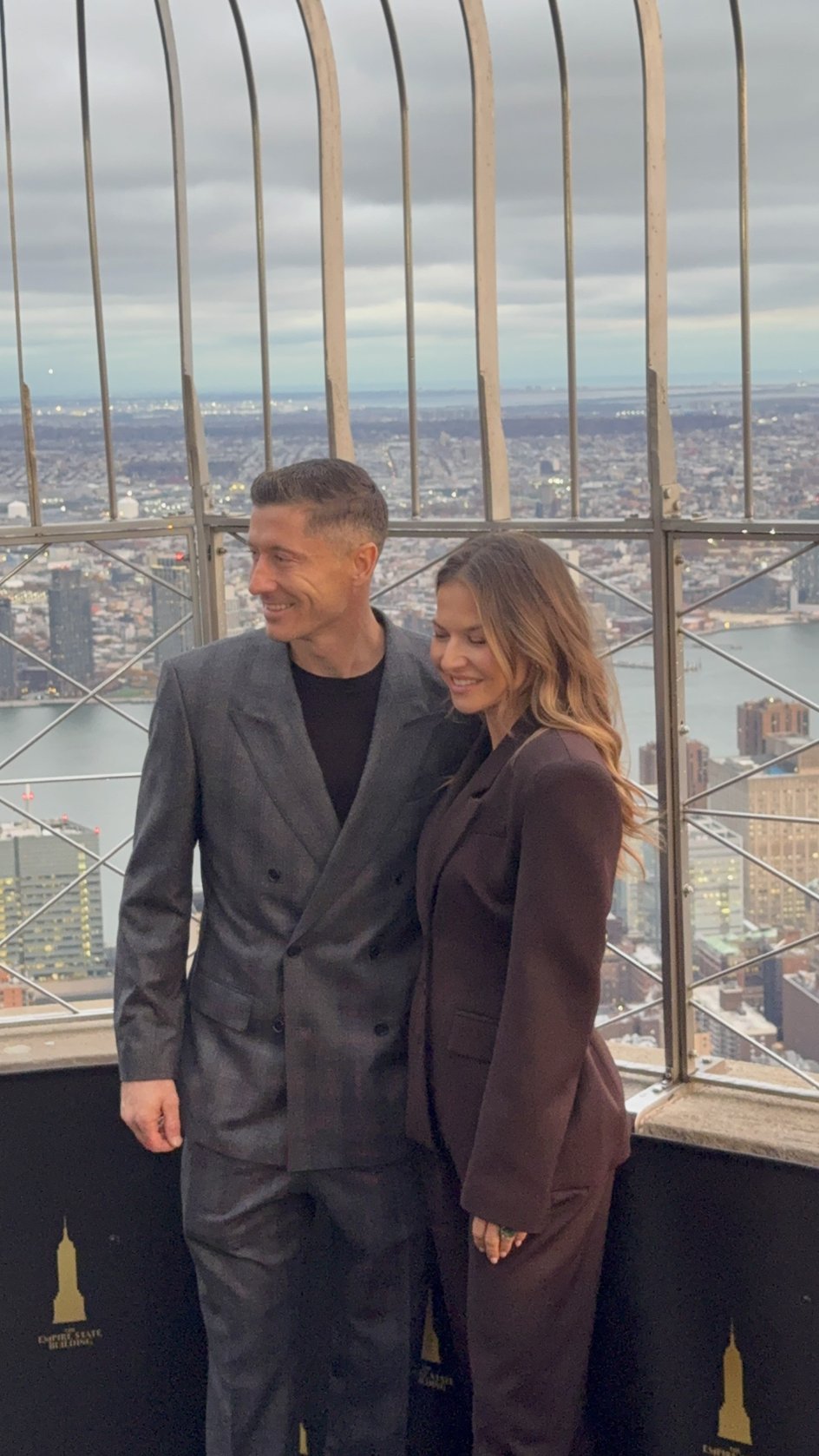 Robert Lewandowski i Anna Lewandowska