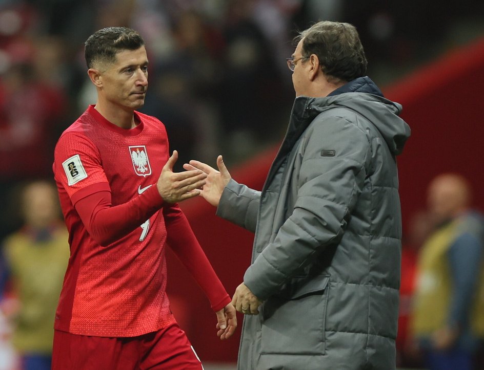 Robert Lewandowski i Jan Urban 