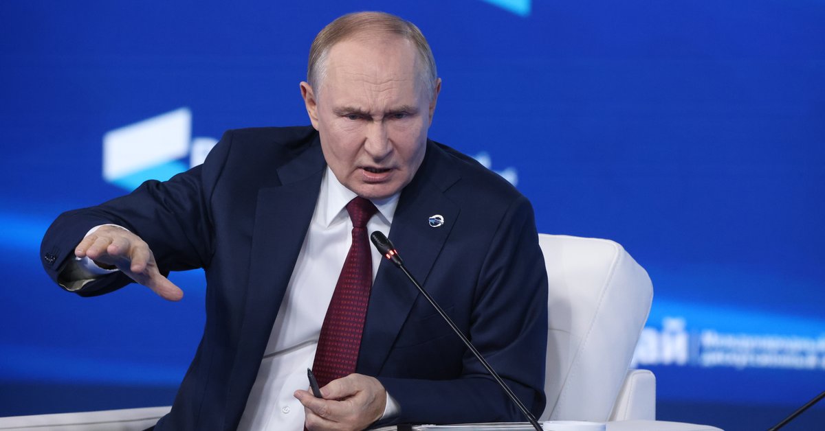 Prezydent Rosji Władimir Putin w Soczi w Rosji, 2 października 2025 r.