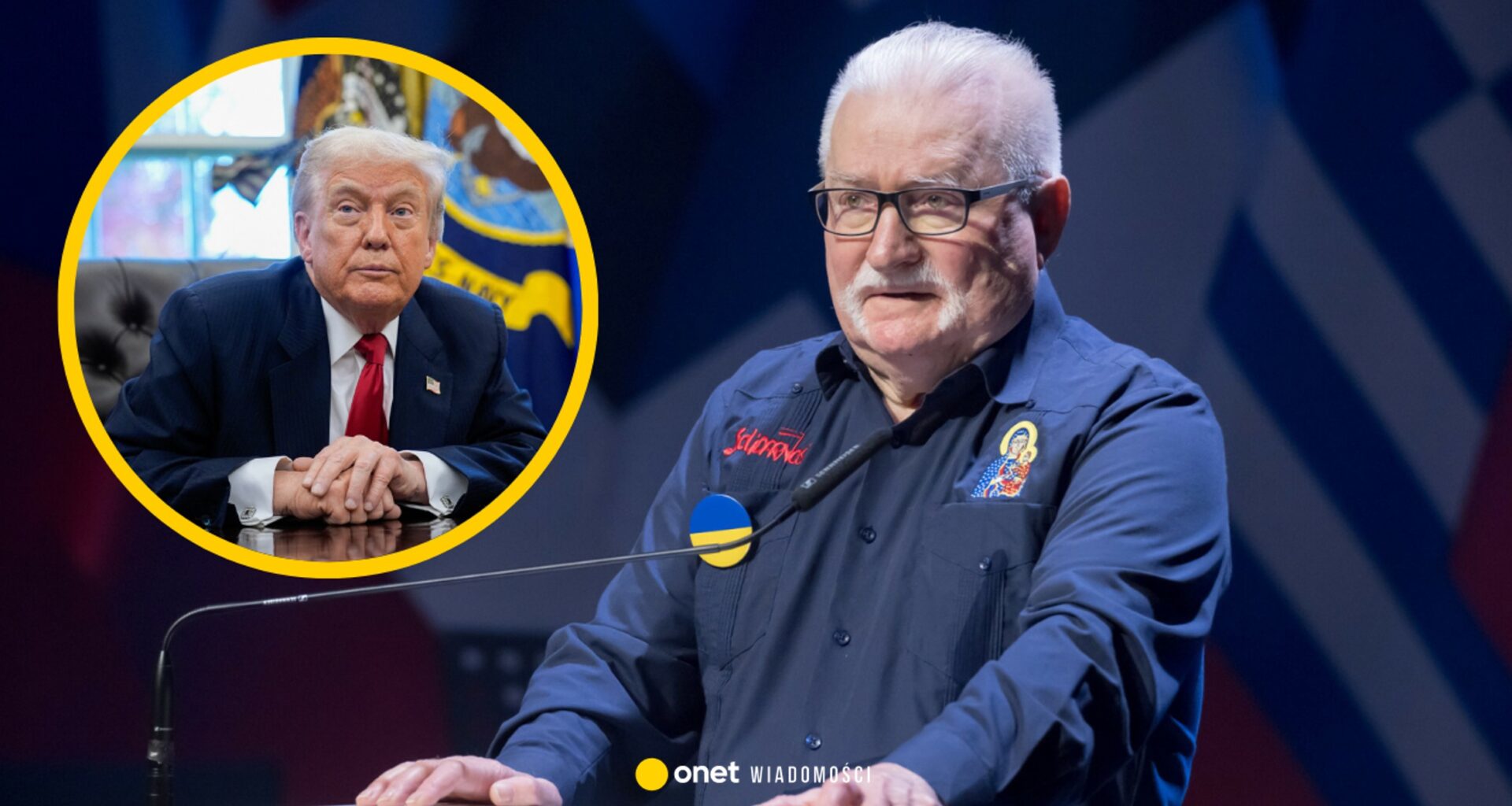Lech Wałęsa niejednoznacznie o planie Donalda Trumpa. "Bardzo chytra koncepcja"