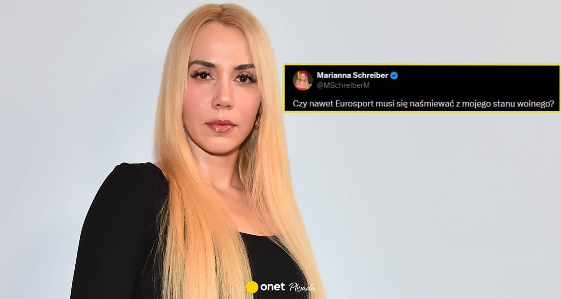 Komentator sportowy zażartował ze związków Schreiber. Celebrytka odpowiedziała