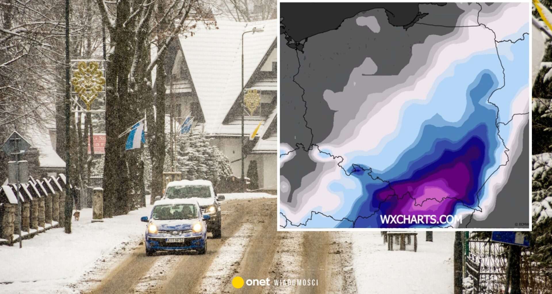 Śnieżyca wkrótce wtargnie do Polski. Może spaść nawet 30 cm śniegu. Znamy datę