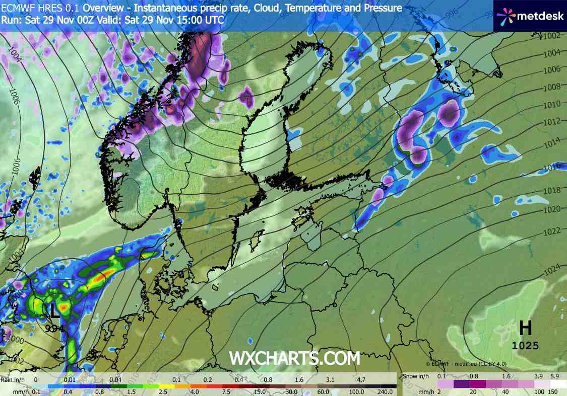 gwałtowne wyliczenia w prognozach pogody