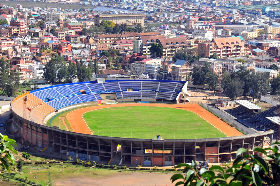 Stadion piłkarski w stolicy Madagaskaru — Antananarywie