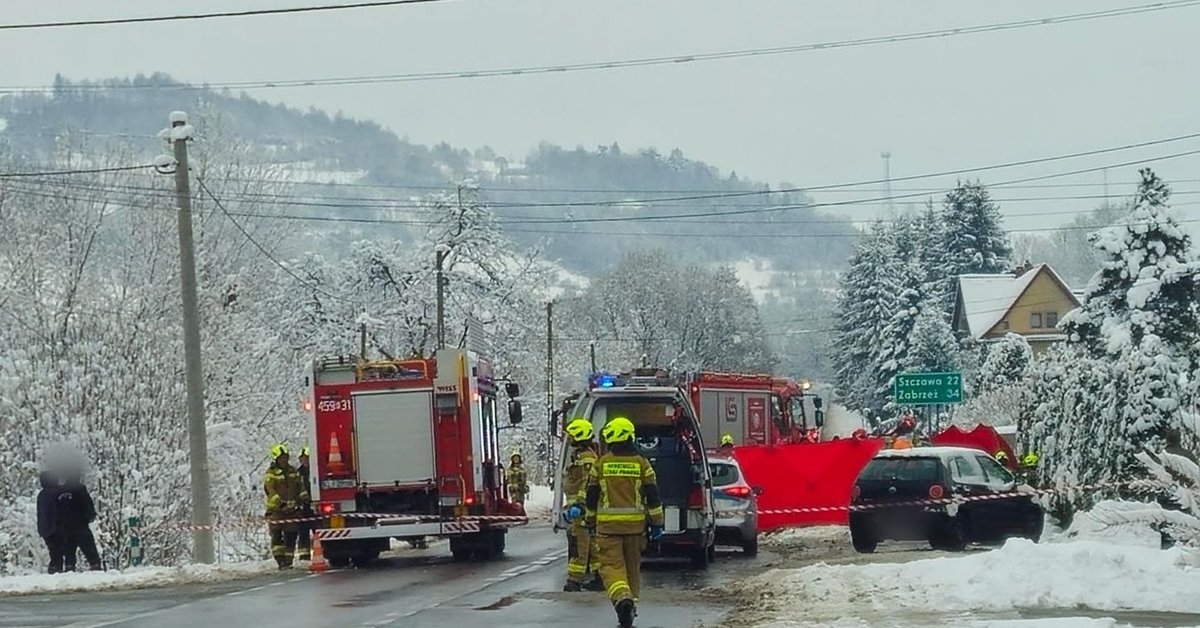 Tragiczny wypadek w Mszanie Górnej. Nie żyje 65-latka - Onet