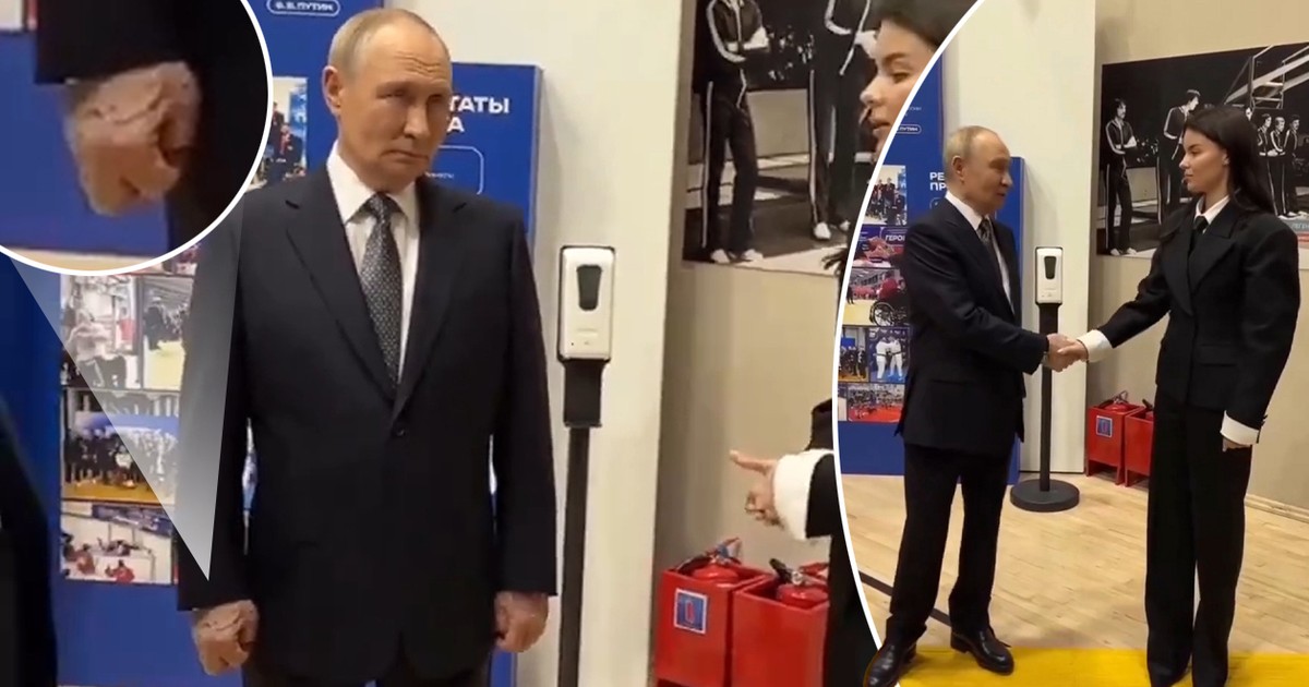 Władimir Putin i jego nietypowe dłonie. Internauci wyłapali to w moment