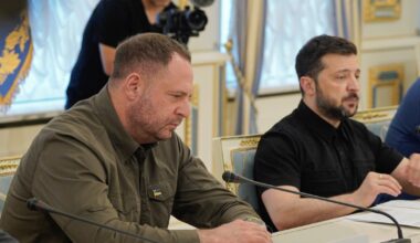 Mocna reakcja na przeszukanie domu Andrija Jermaka. "Czarny piątek"