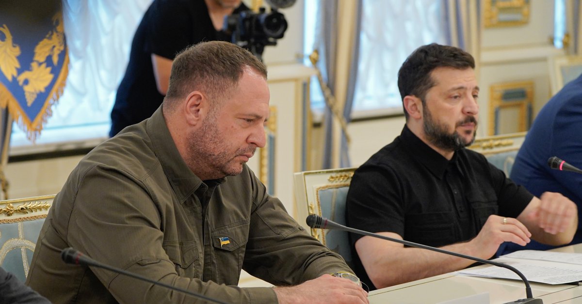 Mocna reakcja na przeszukanie domu Andrija Jermaka. "Czarny piątek"