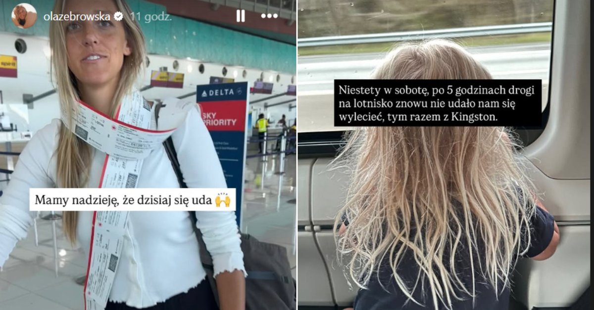 InstaStory z profilu Aleksandry Żebrowskiej