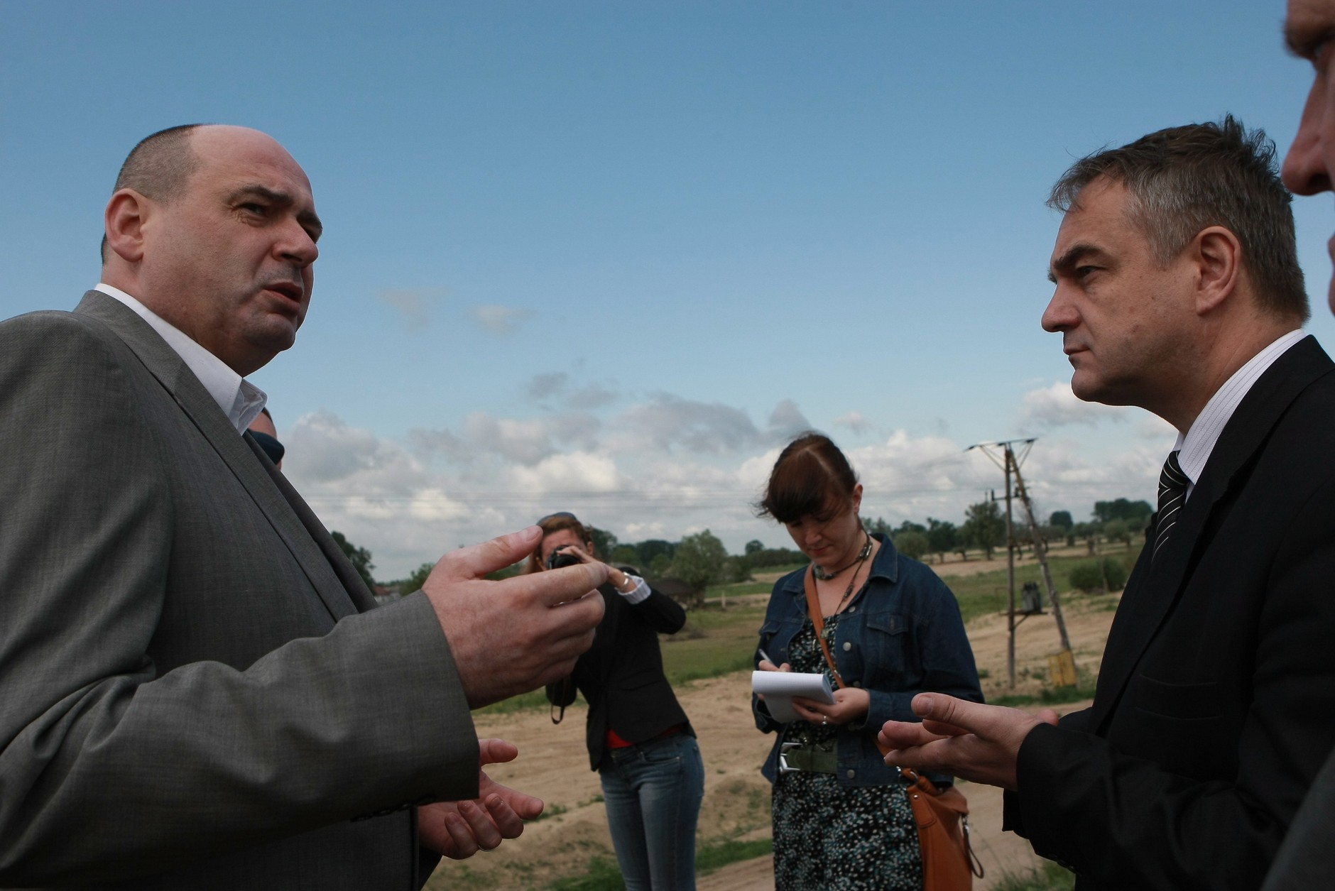 Piotr Zgorzelski i Waldemar Pawlak w 2011 r.