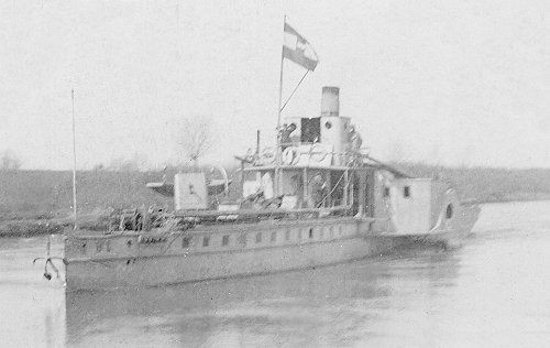 Statek "Polonez" (później "Tannenberg") pod banderą c.k. flotylli wiślanej