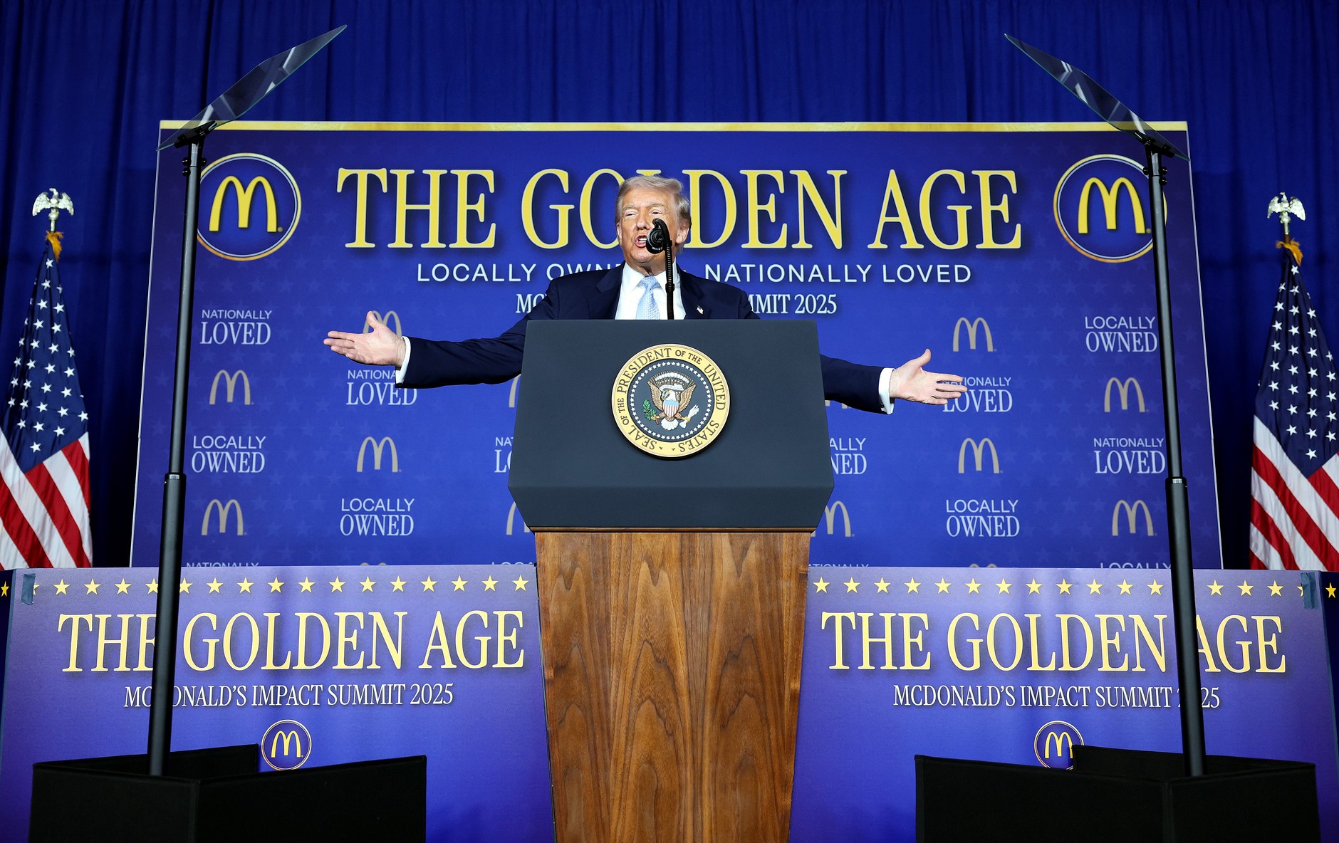 Donald Trump, Waszyngton, 17 listopada 2025 r.