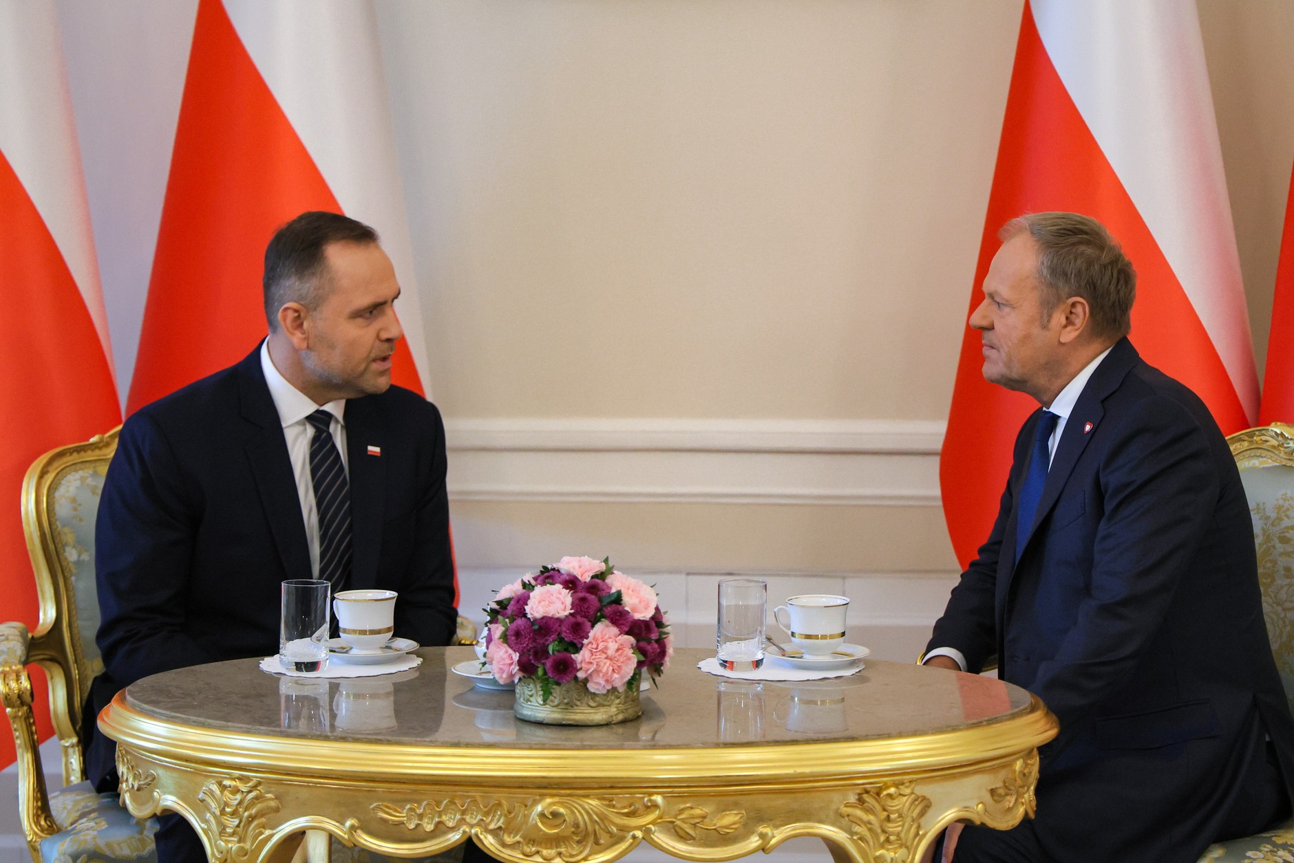 Karol Nawrocki i Donald Tusk