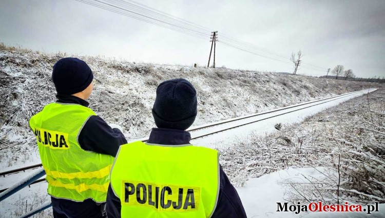 Patrolują okolice linii kolejowych. Wielka akcja służb - Oleśnica