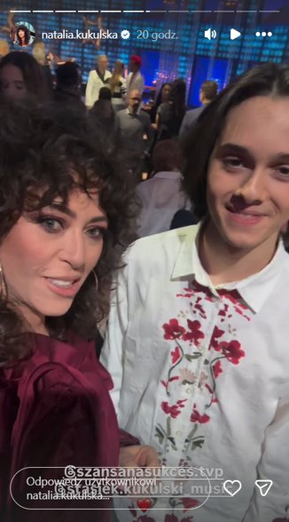 InstaStory z profilu Natalia Kukulska