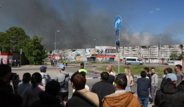 Pożar kompleksu handlowego przy ul. Marywilskiej 44 w Warszawie, 12 maja 2024 r.