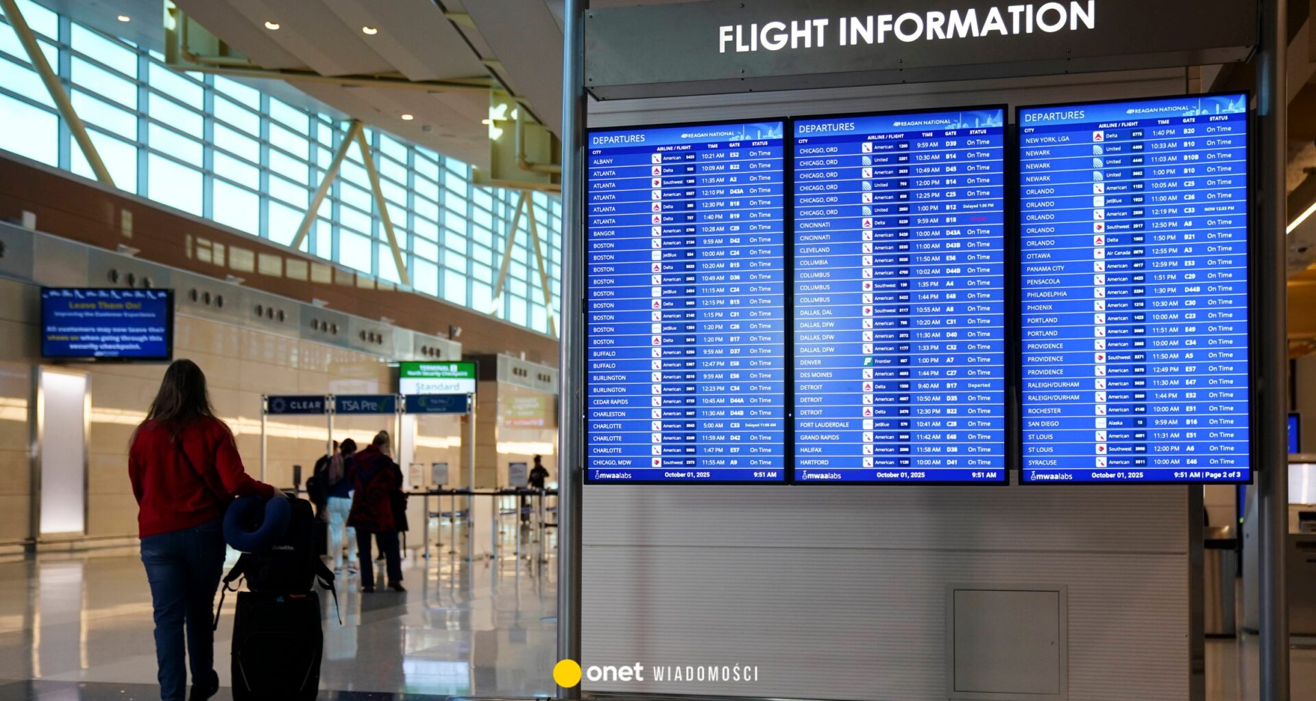 Poważne konsekwencje najdłuższego shutdownu w USA. Problemy dotkną 40 lotnisk. Podsumowanie nocy