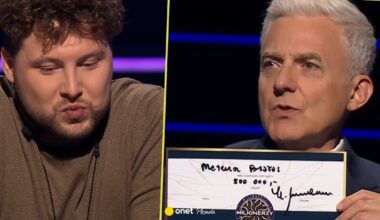 Hubert Urbański wypisał czek na pół miliona, a po tej odpowiedzi zastygł. "Odebrało mi mowę"