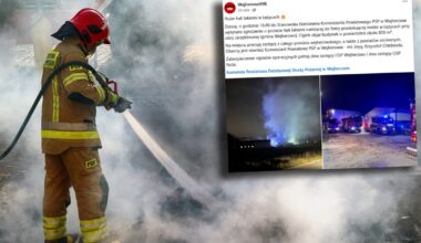 Płonie duża hala zakładu meblarskiego na Pomorzu - Onet