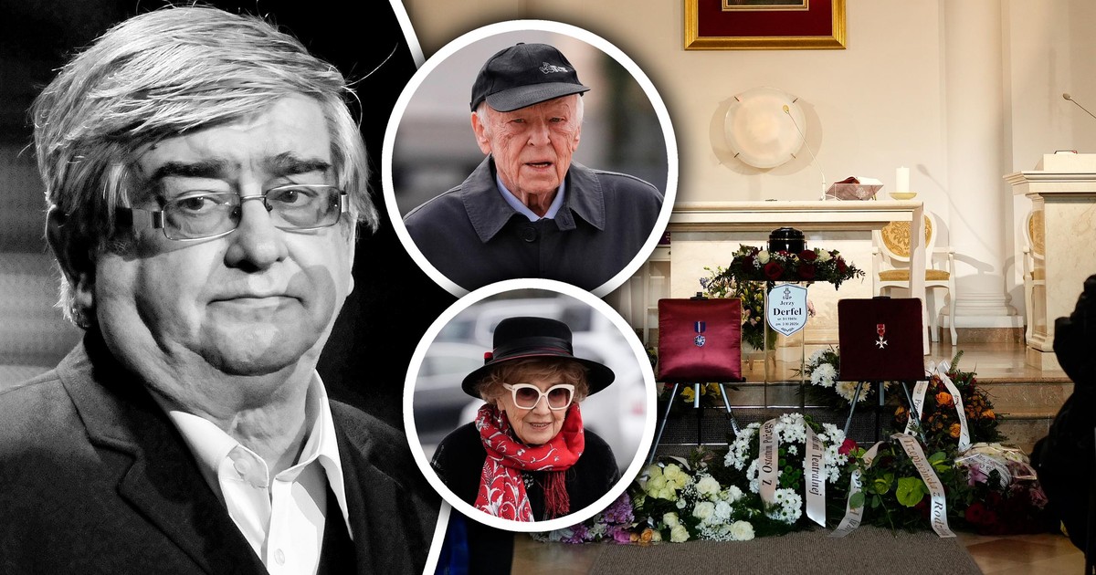 Pogrzeb Jerzego Derfla. Dawno niewidziane gwiazdy żegnają artystę