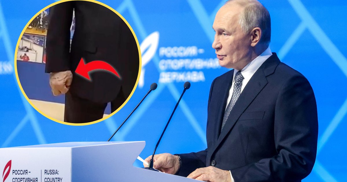 Zwrócili uwagę na ręce Władimira Putina. "Zaciskał w niekomfortowy sposób" - Onet