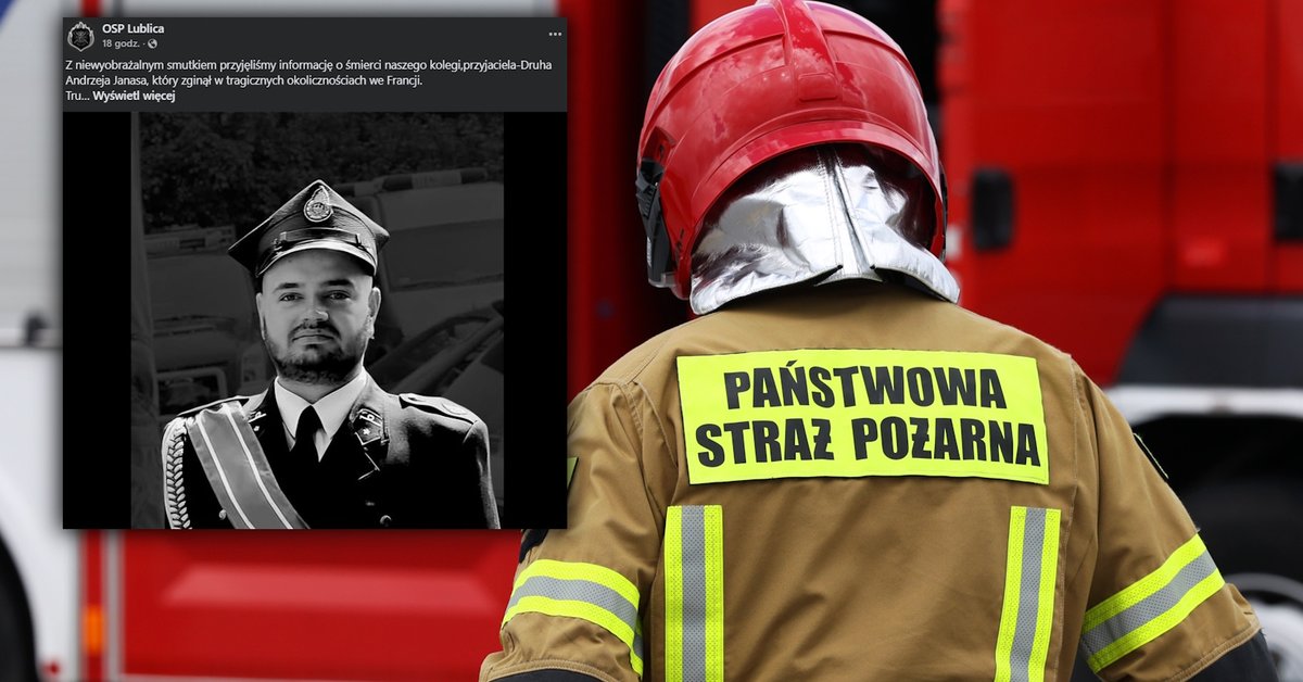 Tragiczny wypadek we Francji. Nie żyje polski strażak - Onet