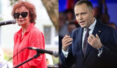 Joanna Szczepkowska ogłasza protest przed Pałacem Prezydenckim