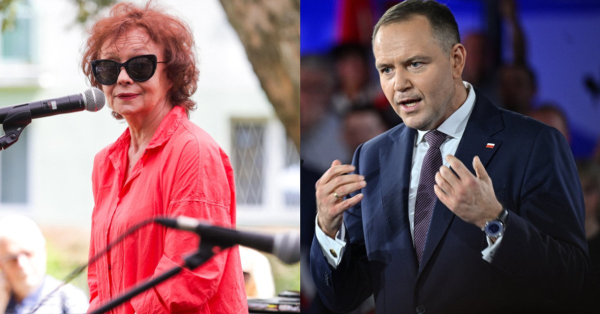 Joanna Szczepkowska ogłasza protest przed Pałacem Prezydenckim