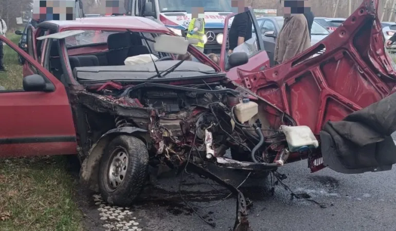 Wypadek na ul. Katowickiej w Ustroniu - 16.11.2025