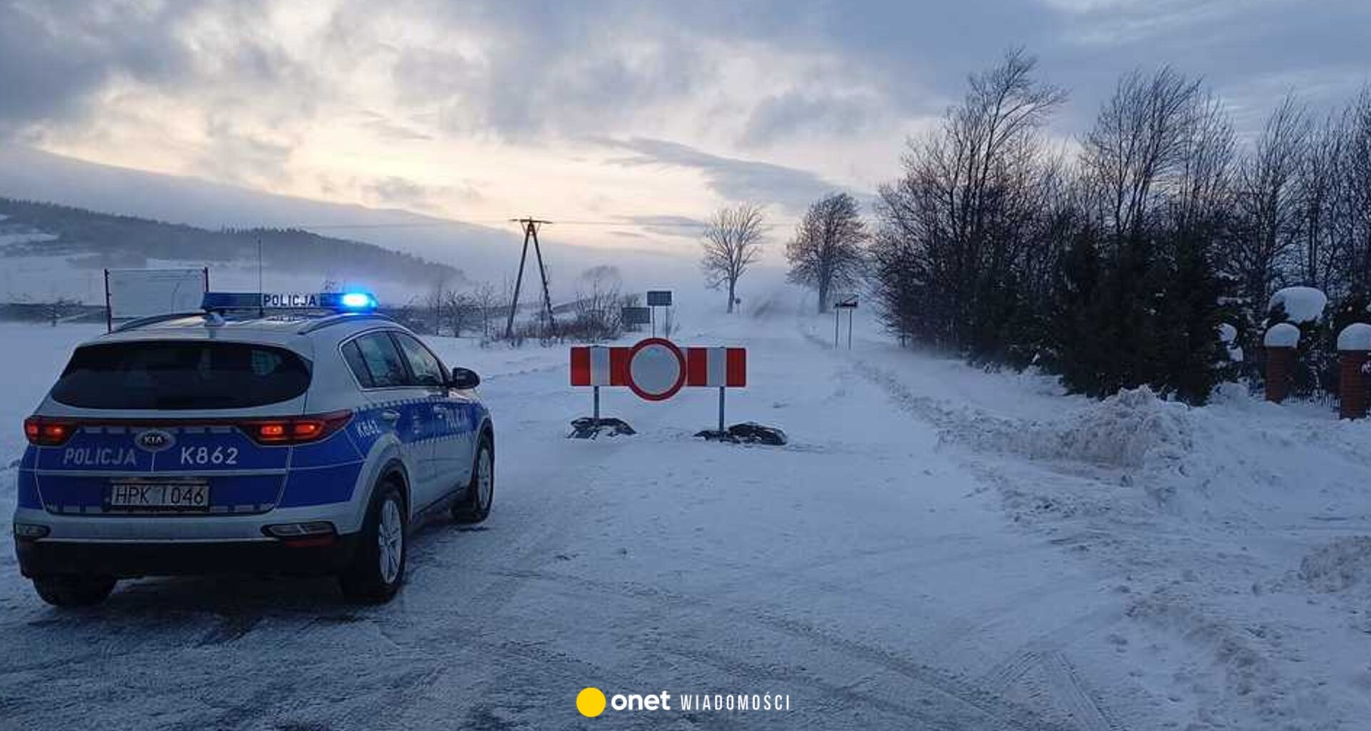 Zamieć śnieżna uwięziła kierowców na Podkarpaciu. Jest nagranie