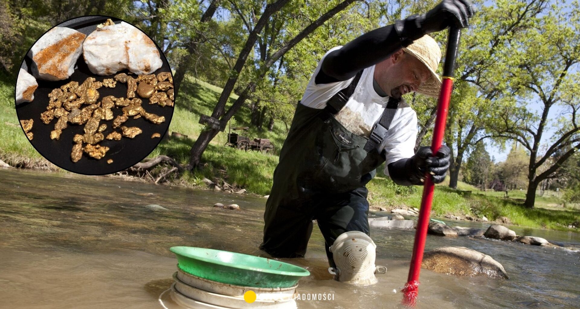 Nowa gorączka złota. Szczęściarze mogą się mocno wzbogacić