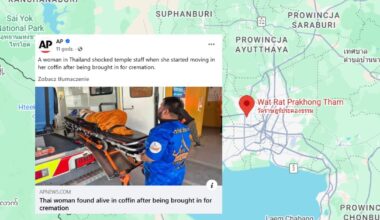 Tajlandka zaczęła ruszać się w trumnie przed kremacją. "Usłyszeliśmy pukanie"