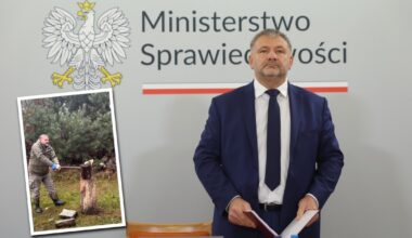 Minister Żurek osobiście chwycił za siekierę. Sygnał dla PiS?