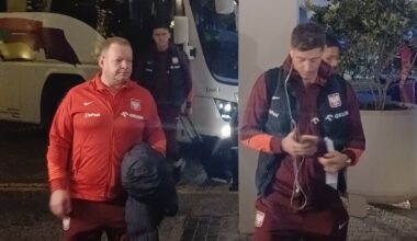 Kibice w koszulkach Lamine'a Yamala odprowadzają wzrokiem Roberta Lewandowskiego