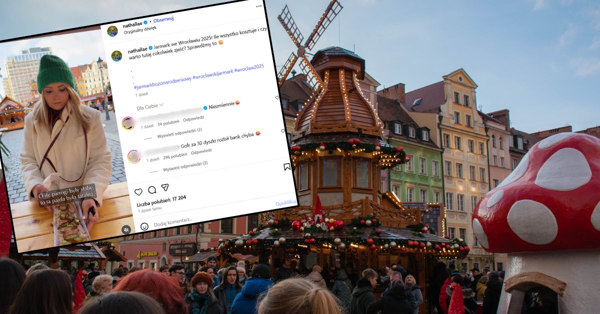 Przetestowała jedzenie na wrocławskim jarmarku. "Byłoby mi wstyd takie coś sprzedać"