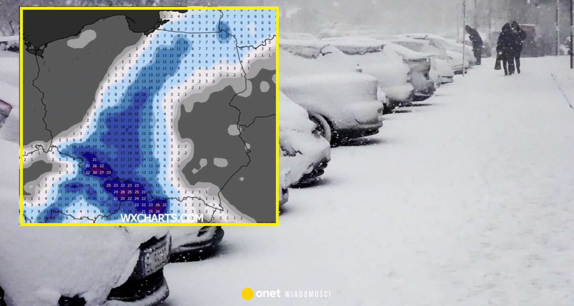 Śnieżyca niebawem sparaliżuje Polskę. Spadnie powyżej 20 cm śniegu [POGODA]