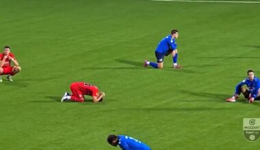 'Najsmutniejsza scena w piłce nożnej'. Tak piłkarze zareagowali na śmierć trenera Piłka nożna