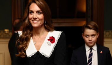 Księżna Kate zaskoczyła z księciem George'em na Festiwalu Pamięci. Zabrakło księcia Williama - Plotek.pl