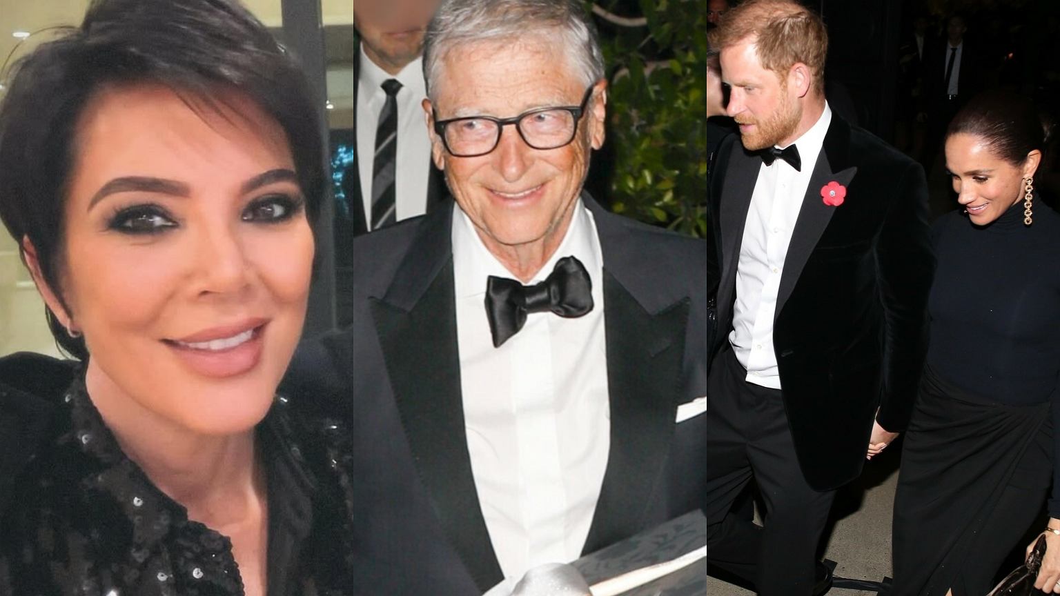 Ca³e Hollywood zlecia³o siê na urodziny Kris Jenner. ¦wiêtowa³a z Gatesem, Adele i ksiêciem Harrym