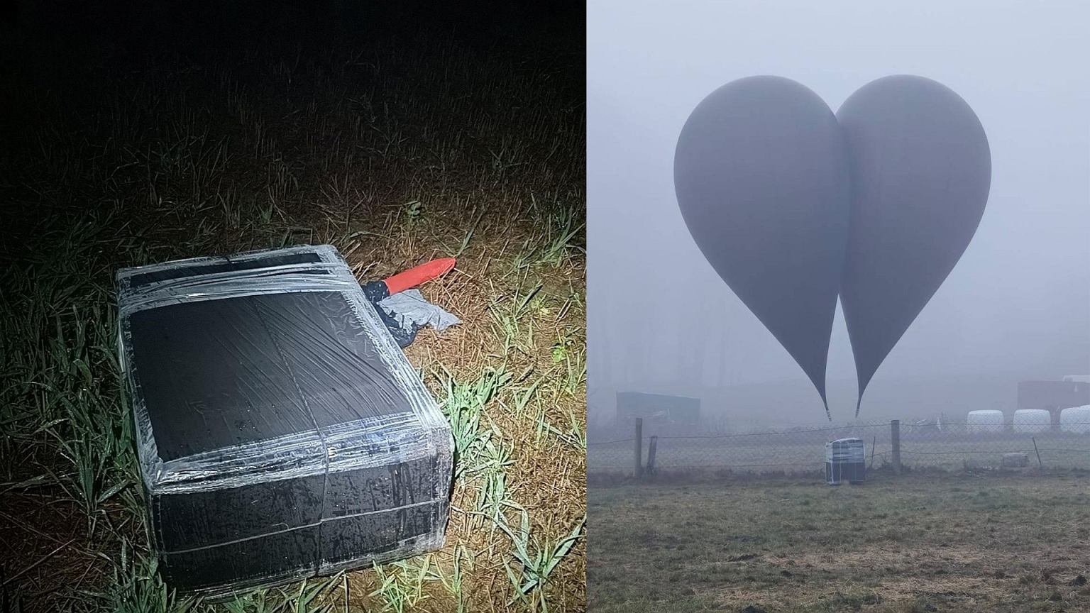 Do Polski wleciał wielki balon z Białorusi. W środku ładunek za 100 tys. złotych