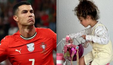 Cristiano Ronaldo pokaza³ zdjêcie o¶mioletniej córki i siê zaczê³o. Afera w komentarzach. Posz³o o buty