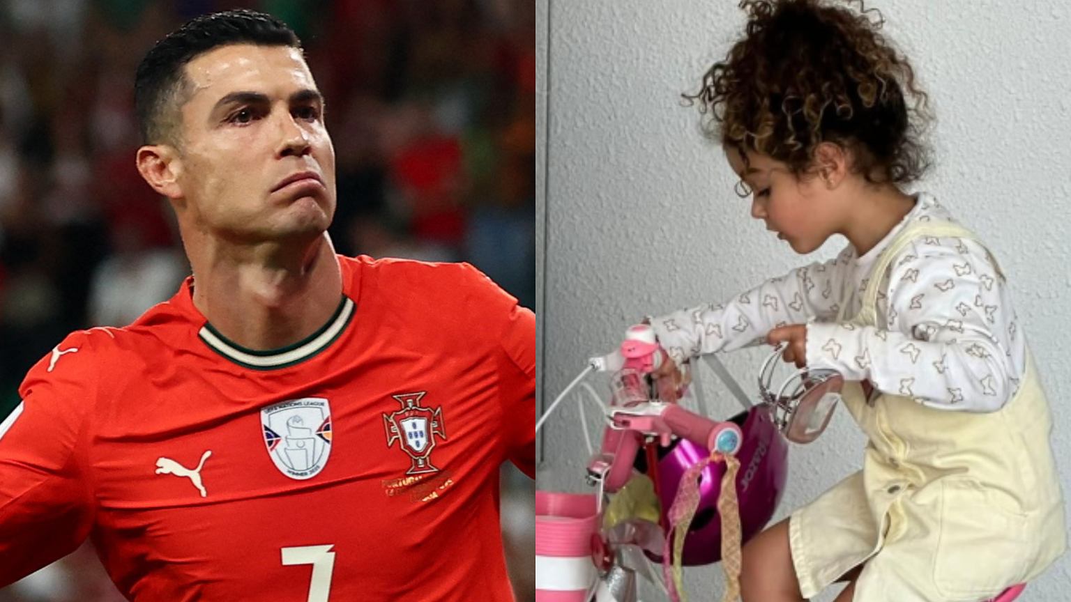 Cristiano Ronaldo pokaza³ zdjêcie o¶mioletniej córki i siê zaczê³o. Afera w komentarzach. Posz³o o buty