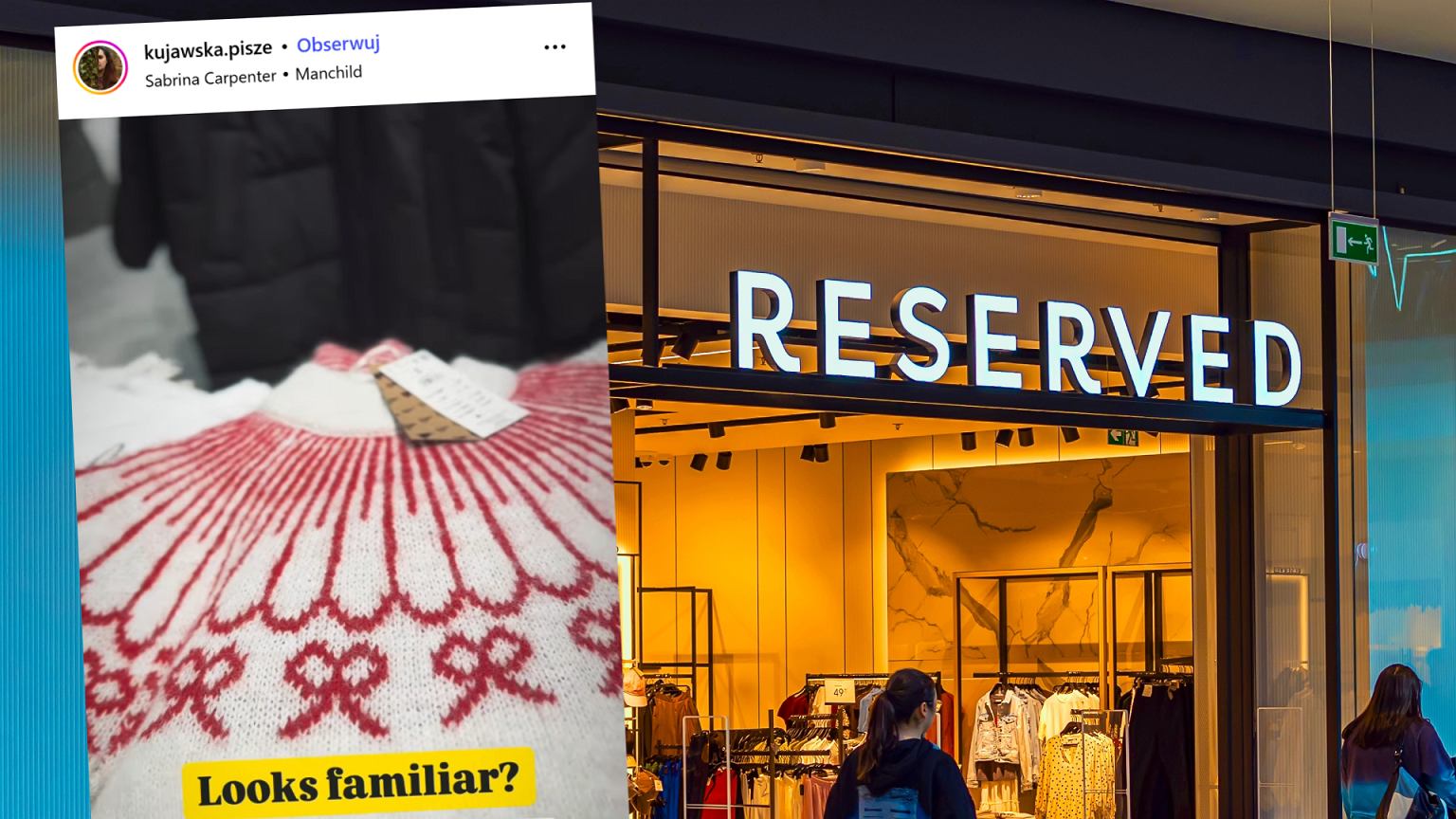 Inspiracja czy plagiat? Sweter wywołał burzę. 'Uderzające podobieństwo'. Reserved odpowiada